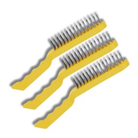 Yellow wire brushes