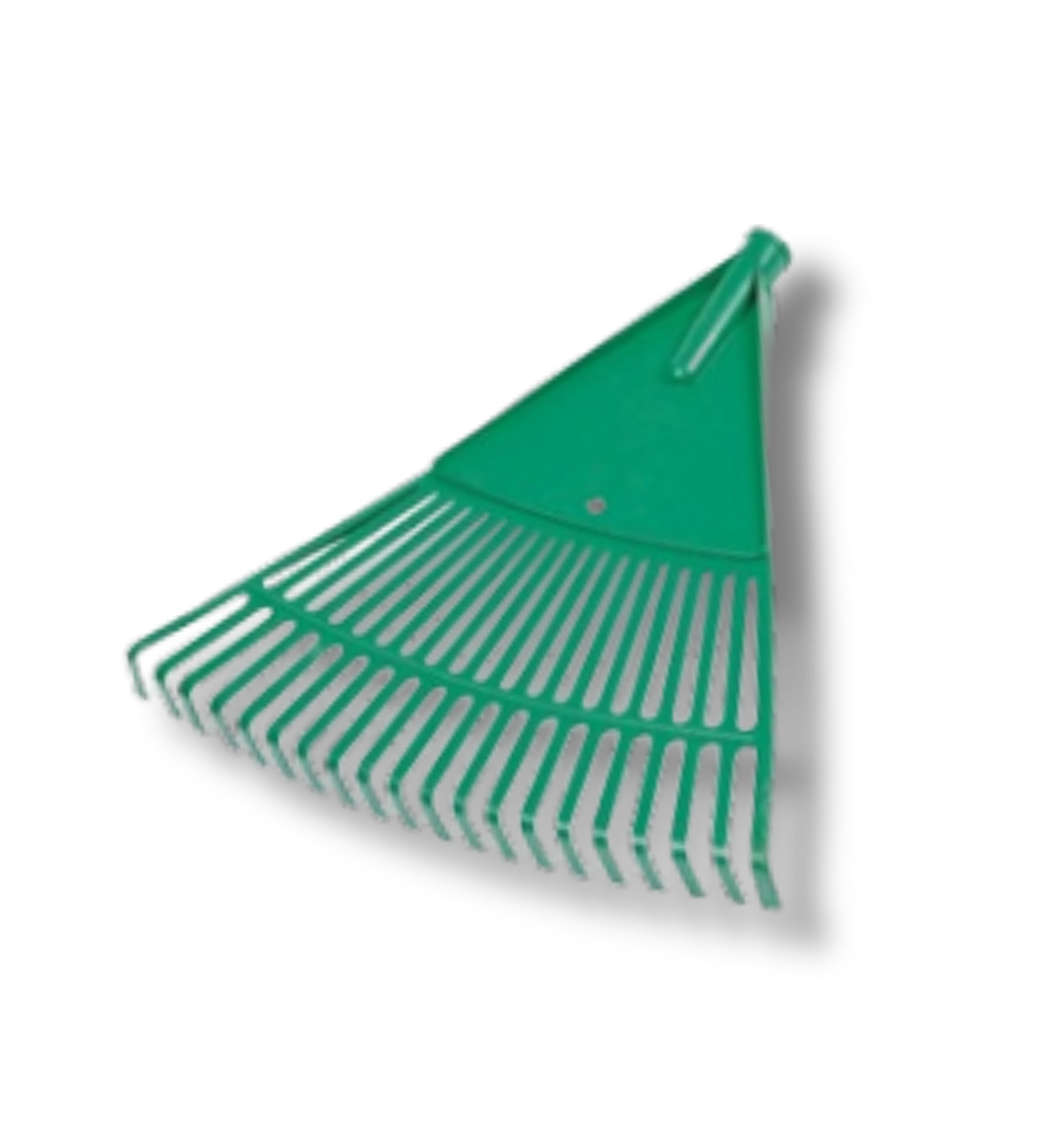 Plastic Green Leaf Rake