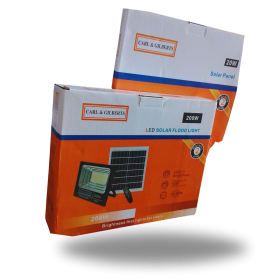 Carl & Gilbert 200W LED Solar Light with 20W Solar Panel