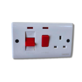 Carl & Gilbert Cooker Unit with 13A Socket
