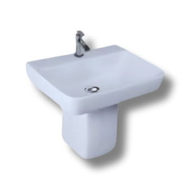 Siera Wash Basin with Half Pedestal (1062 / 1162)