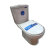 WC Toilet P-Trap with 100 Tank (WC100)