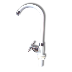 Lab Tap Pillar Type Star White KF-P1001