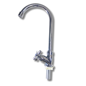 Lab Tap Pillar Type Star Chrome KF-1001