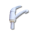 Pillar Tap White Lever BF-P9001