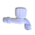 Bib Tap Short Body Knob White WF-P1402
